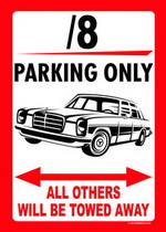 PAGODA PARKING ONLY